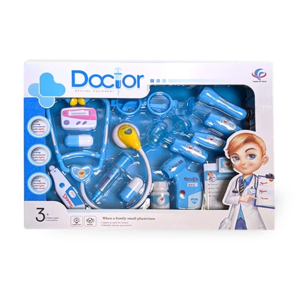 סט רופא גדול כחול